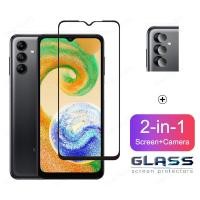 ราคา Samsung A04s ฟิล์มกระจกนิรภัยสําหรับ Samsung Galaxy A52 A52s A32 A23 A03s A03 A02s A02 A22 A13 5G A12 A11 2 in 1 คลุมทั้งหมดป้องกันหน้าจอเลนส์กล้องฟิล์มแก้ว (24935326503)