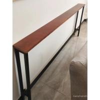 ราคา ชั้นเก็บของด้านหลังโซฟาในห้องนั่งเล่นแบบกำหนดเอง ติดผนัง ตั้งพื้น ไม้เนื้อแข็ง ชั้นเก็บของข้างเตียง ชั้นเก็บของปลายเตียง ช่องแคบ โต๊ะ ชั้นยาว (42152765000)