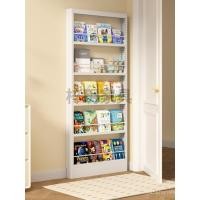 ราคา ชั้นวางหนังสือหลังประตูชั้นวางของเหล็กบางเฉียบแคบชั้นวางติดผนังแบบบูรณาการชั้นวางหนังสือภาพสำหรับเด็ก (27431755417)