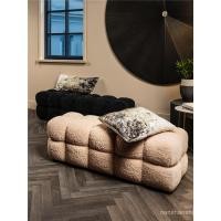 ราคา โซฟาสตูลขนแกะสไตล์ครีม สตูลปลายเตียงในห้องนอน สตูลห้องรับฝากของ สตูลร้านเสื้อผ้า สตูลเปลี่ยนรองเท้า สตูลยาวสำหรับบ้าน (24244763422)