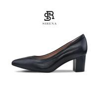 ราคา SIRENA รองเท้าหนังแท้ ส้น 2 นิ้ว รุ่น HERA สีดำ รองเท้าคัทชูผู้หญิง (5817319346)