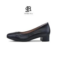 ราคา SIRENA รองเท้าหนังแท้ ส้น 1 5 นิ้ว รุ่น ARIEL สีดำ รองเท้าคัทชูผู้หญิง (3415251372)