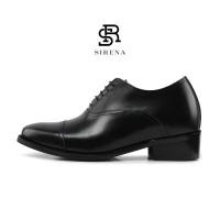 ราคา PAUL SIRENA รองเท้าหนังแท้ เสริมส้น 3 นิ้ว รุ่น ETHAN สีดำ รองเท้าหนังผู้ชาย (5819270057)