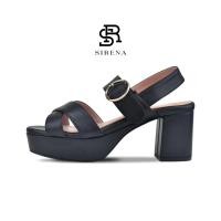 ราคา SIRENA รองเท้าหนัง สูง 2 7 นิ้ว รุ่น ANNA สีดำ รองเท้าแตะส้นสูง (6915158798)