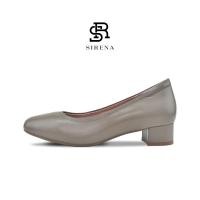 ราคา SIRENA รองเท้าหนังแท้ ส้น 1 5 นิ้ว รุ่น ARIEL สีโท้ป รองเท้าคัทชูผู้หญิง (5115156384)