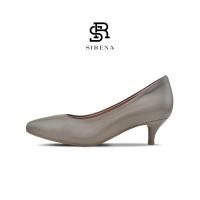 ราคา SIRENA รองเท้าหนังแท้ ส้น 2 นิ้ว รุ่น CARNATION สีโอวัลติน รองเท้าคัทชูผู้หญิง (7147451976)