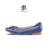 ราคา SIRENA รองเท้าหนังแท้ ส้น 0 5 นิ้ว รุ่น CAMELLE สีน้ำเงินเข้ม รองเท้าคัทชูผู้หญิง (15084149714)