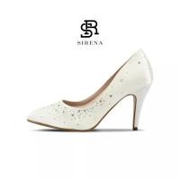 ราคา SIRENA รองเท้าเจ้าสาว หัวแหลม ส้นสูง 3 7 นิ้ว รุ่น PERRY สีงาช้าง (8354237572)