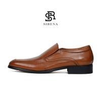 ราคา PAUL SIRENA รองเท้าหนังแท้ ส้น 1 5 นิ้ว รุ่น OLIVER สีน้ำตาล รองเท้าหนังผู้ชาย (7655692806)