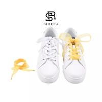 ราคา SIRENA เชือกผูกรองเท้าผ้าใบผู้หญิง เชือกผูกโบว์ ริบบิ้นผ้าใบ รุ่น Organza Lace สีเหลือง ไม่รวมรองเท้า (2193064973)