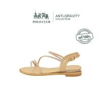 ราคา POLO CLUB รองเท้าแตะรัดส้น รุ่น AG 2806 สีเบจ รองเท้ารัดส้นผู้หญิงสูง 1 นิ้ว (22282415498)