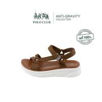 ราคา POLO CLUB รองเท้าแตะแบบสวม รุ่น AG 2813 สีน้ำตาล รองเท้ารัดส้นผู้หญิง สูง 2 นิ้ว (24530239389)