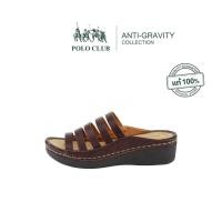ราคา POLO CLUB รองเท้าแตะแบบสวม รุ่น AG 2882 สีแดง รองเท้าแตะผู้หญิง สูง 2 นิ้ว (3655442507)