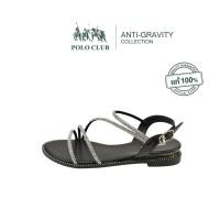 ราคา POLO CLUB รองเท้าแตะรัดส้น รุ่น AG 2806 สีดำ รองเท้ารัดส้นผู้หญิงสูง 1 นิ้ว (22556921262)