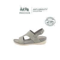 ราคา POLO CLUB รองเท้าแตะแบบสวม รุ่น AG 2772 สีเทา รองเท้ารัดส้นผู้หญิง สูง 2 นิ้ว (10649432126)