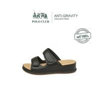 ราคา POLO CLUB รองเท้าแตะแบบสวม รุ่น AG 2800 สีดำ รองเท้าแตะผู้หญิง สูง 1 5 นิ้ว (18491538422)