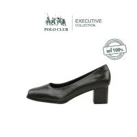 ราคา POLO CLUB รองเท้าหนังแท้ รุ่น EX 1929 สีดำ รองเท้ารับปริญญา สูง 2 นิ้ว (23133401745)