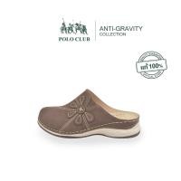 ราคา POLO CLUB รองเท้าไมโครไฟเบอร์ รุ่น AG 1951 สีน้ำตาล รองเท้าปิดหัว รองเท้าปิดหัวเปิดส้น (20282012221)