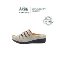 ราคา POLO CLUB รองเท้าแตะแบบสวม รุ่น AG 2882 สีเทา รองเท้าแตะผู้หญิง สูง 2 นิ้ว (5155346610)
