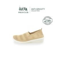 ราคา POLO CLUB ลดล้างสต๊อก รองเท้าผ้าใบผู้หญิง รุ่น AG 1950 สีเบจ รองเท้าสุขภาพผู้หญิง (29427938786)
