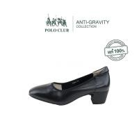 ราคา POLO CLUB รองเท้าหนัง รุ่น AG 1972 สีดำ รองเท้าคัดชูผู้หญิง สูง1 5นิ้ว (25234000896)