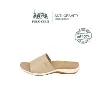 ราคา POLO CLUB รองเท้าแตะแบบสวม รุ่น AG 2822 สีเบจ รองเท้าแตะผู้หญิง (28493281582)