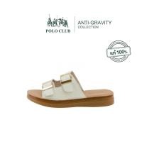 ราคา POLO CLUB รองเท้าแตะแบบสวม รุ่น AG 2817 สีoff white รองเท้าแตะผู้หญิง (24483407701)