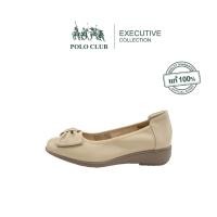 ราคา POLO CLUB รองเท้าคัทชูผู้หญิง รุ่น EX 1989 สีเบจ รองเท้าทำงานผู้หญิง ส้งสูง 1 นิ้ว (24491511107)