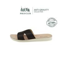 ราคา POLO CLUB รองเท้าแตะแบบสวม รุ่น AG 2835 สีดำ รองเท้าแตะผู้หญิง รองเท้าแตะหนังแท้ (43107133526)