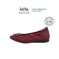 ราคา POLO CLUB รองเท้าคัทชูผู้หญิง รุ่น AG 1995 สีแดง รองเท้าทำงานผู้หญิง ส้นสูง 0 5 นิ้ว (41807137676)
