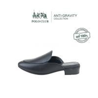 ราคา POLO CLUB รองเท้าคัทชู รุ่น AG 1979 สีดำ รองเท้าเปิดส้นผู้หญิง (29567538589)