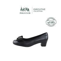 ราคา POLO CLUB รองเท้าหนัง รุ่นEX 1977 สีดำ รองเท้าคัดชูผู้หญิง สูง1 5 นิ้ว (29008029032)