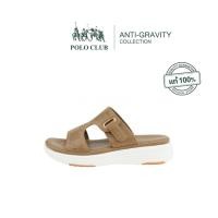 ราคา POLO CLUB รองเท้าแตะแบบสวม รุ่น AG 2827 สีน้ำตาล รองเท้าแตะผู้หญิง สูง 1 นิ้ว (27767941725)