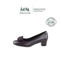 ราคา POLO CLUB รองเท้าหนัง รุ่น EX 1977 สีแดง รองเท้าคัดชูผู้หญิง สูง1 5 นิ้ว (25534826586)