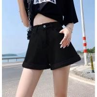 ราคา N8036 กางเกงยีนส์ ขาสั้น สุดฮิตไสตล์เกาหลี เอวสูงพับปลาย ผ้ายีน วมใส่สบาย (20691131643)