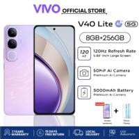 ราคา vivo V40 Lite 5G 8 256GB Snapdragon 4 Gen2 กล้อง64MP OIS ชาร์จ44W แบต5000mAh AMOLED120Hz (53202312165)