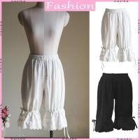 ราคา NAV กางเกงขาสั้นผู้หญิงสไตล์ Vintage Lolita พร้อม pleats และขอบลูกไม้ และลวดลายฟักทอง (46351122606)