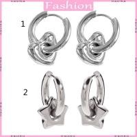 ราคา NAV ที่ถอดออกได้ Star Heart Dangle ต่างหูขนาดเล็ก Hoop ต่างหู Punk สไตล์ Drop ต่างหูเครื่องประดับสําหรับผู้หญิงผู้ชาย (42152203155)