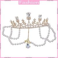 ราคา Nav แฟชั่นฮาโลวีน Rose ดอกไม้มงกุฎแถบคาดศีรษะสไตล์โกธิค Headdress ผม Garland อุปกรณ์เสริมสีขาว Pearl Lolita สําหรับ (28932978381)