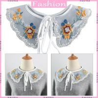 ราคา Nav ลูกไม้ Trim False Collar เย็บ Applique DIY Neckline ผู้หญิงเสื้อกันหนาวเสื้ออุปกรณ์ (29232986563)
