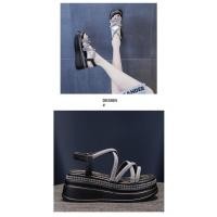 ราคา ใหม่ รองเท้าแตะส้นตึก 7 ซม ระบายอากาศ ส้นหนา 7 ซม เข้ากับทุกการแต่งกาย แฟชั่นฤดูร้อน สําหรับผู้หญิง 2023 (24619121019)