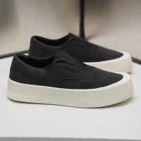 ราคา รองเท้าผู้ชายขี้เกียจเยาวชนผู้ชายชุด บนรองเท้าผ้าใบฤดูร้อนรูปแบบใหม่รองเท้าหนาSoledรองเท้าผ้าใบSlip On Low Top Cross Border (42774094766)