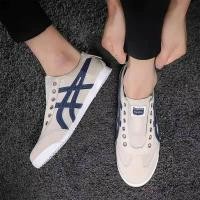 ราคา ราคาถูกฤดูใบไม้ผลิกีฬาLacelessผ้าใบแนวโน้มแฟชั่นสบายๆInsรองเท้าผู้ชายรองเท้าขี้เกียจSlip On (41274106420)