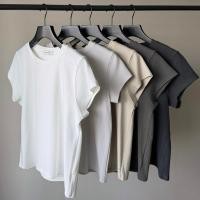 ราคา Daily Basic T Shirt A2803 เสื้อยืดผ้านุ่มเย็น ระบายอากาศดี ทรงเรียบดีไซน์มินิมอล (57400305067)