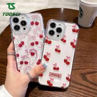 ราคา Toosci ปลอกโปร่งใสสําหรับ OPPO Reno 2z 2f Reno4 4F Reno5 5F Reno7 Z Reno8 T 8z Reno10 Pro Reno12 12f 12 Pro INS น่ารักเชอร์รี่ Bowknot Clear Space เคสโทรศัพท์ (28814077445)