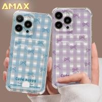 ราคา Insแฟชั่นสีม่วงสีฟ้าตารางโบว์กระเป๋าสตางค์ช่องใส่การ์ดนุ่มTPUสําหรับHuawei P30 P30 Pro Y6P Y7 2019 Y7A Y9 2019 Y9 Prime 2019 (41751390157)