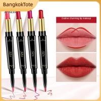 ราคา จัดส่งในพื้นที่ ดินสอเขียนขอบปาก 2 in 1 ลิปสติกหัวคู่ กันน้ำ ติดทนนาน สีแมตต์ 8 สี (53801991586)