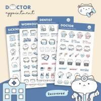 ราคา สติกเกอร์ Health บันทึกสุขภาพ สติ๊กเกอร์ แต่งแพลนเนอร์ Decorative Planner Stickers mimisplan (17133971249)