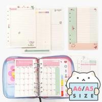 ราคา กระดาษรีฟิล 6 รู Cartoon Plan A6 A5 Planner Refill Paper Insert Diary 6 Holes สมุดแพลนเนอร์ ไดอารี่ mimisplan (669379378)