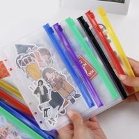 ราคา ซองซิป 6 รู ขอบสี Color Zip Pocket Planner Refill ซองใส่การ์ด ซองซิปล็อค กระดาษรีฟิล แพลนเนอร์ A6 A5 mimisplan (2947577048)